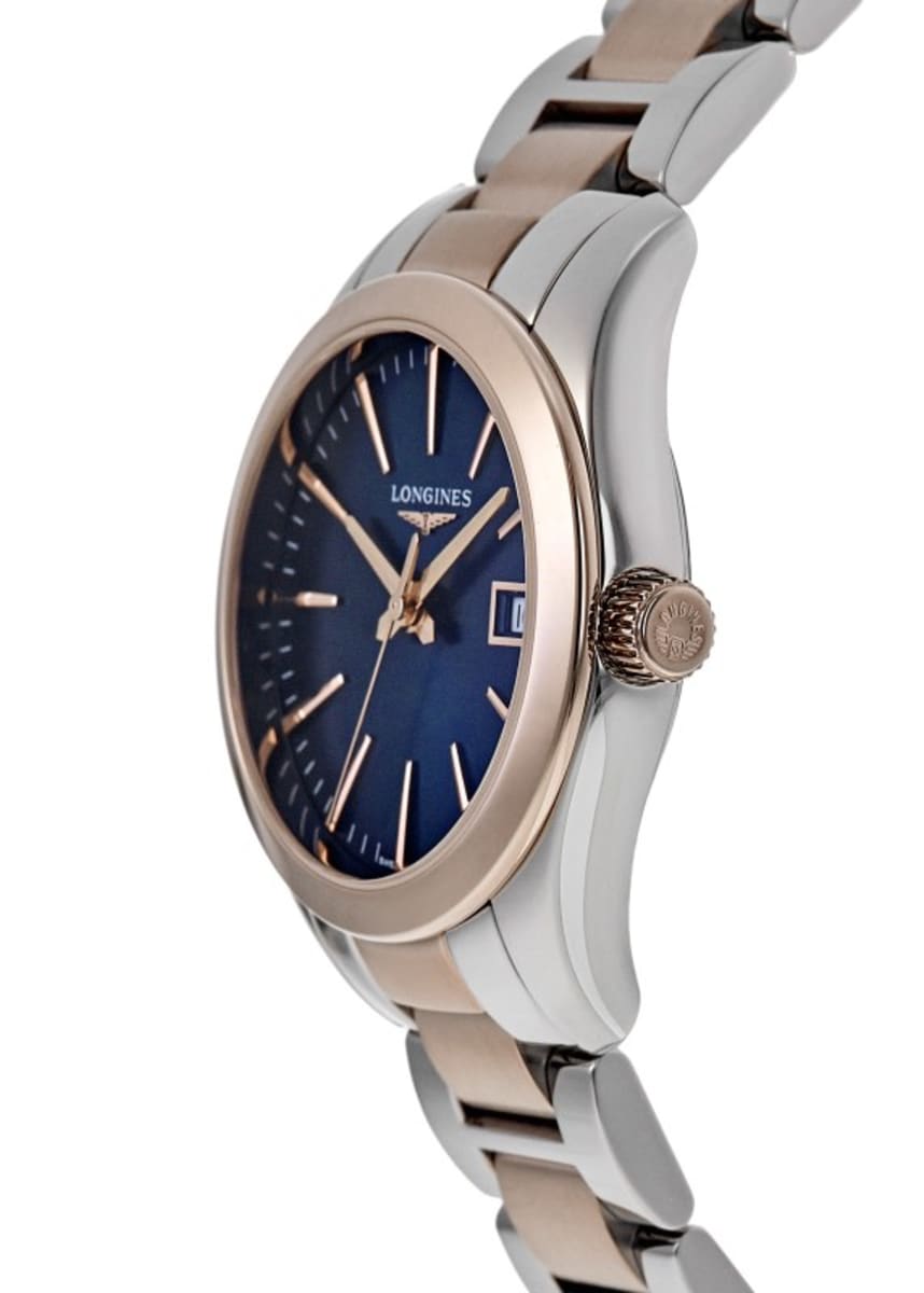 Longines Conquest Classic  L2.286.3.92.7 Rose Gold & Stainless Steel 3