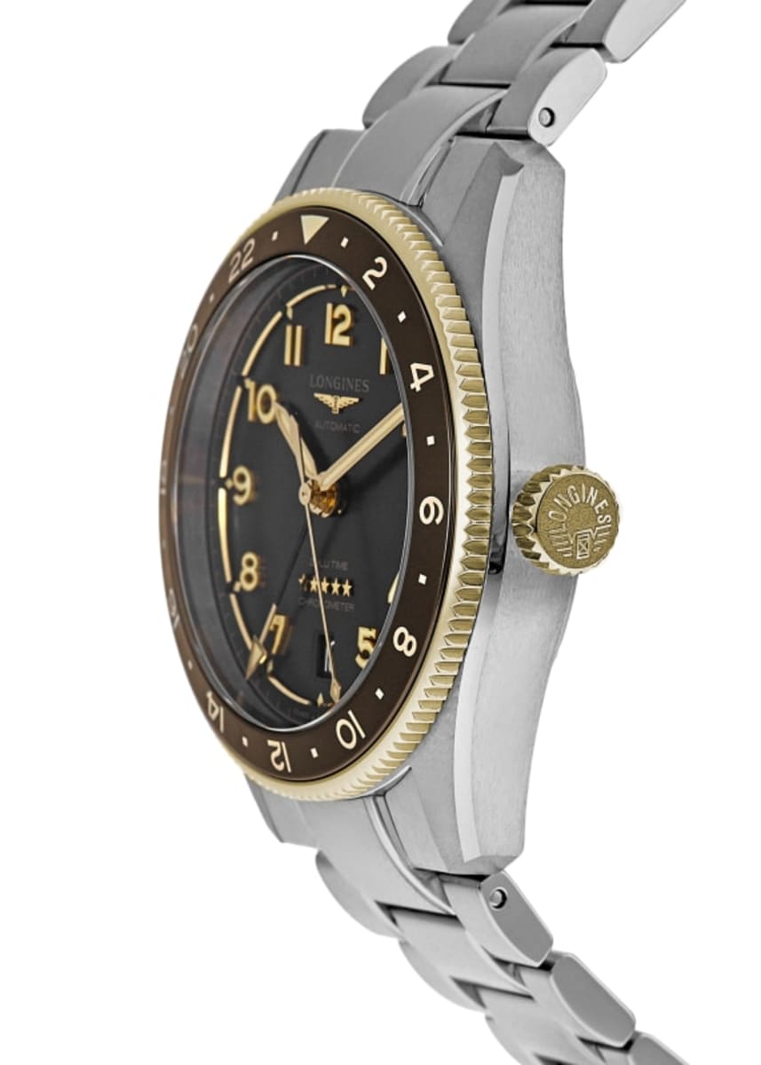 Longines Spirit Zulu Time L3.802.5.53.6 Yellow Gold & Stainless Steel 3