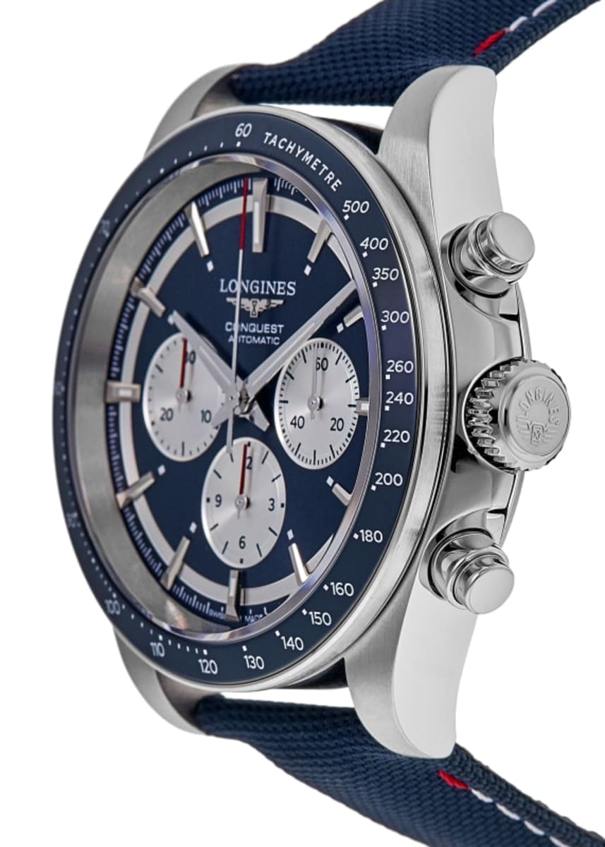Longines Conquest Automatic Chronograph L3.835.4.91.2 Stainless Steel 3