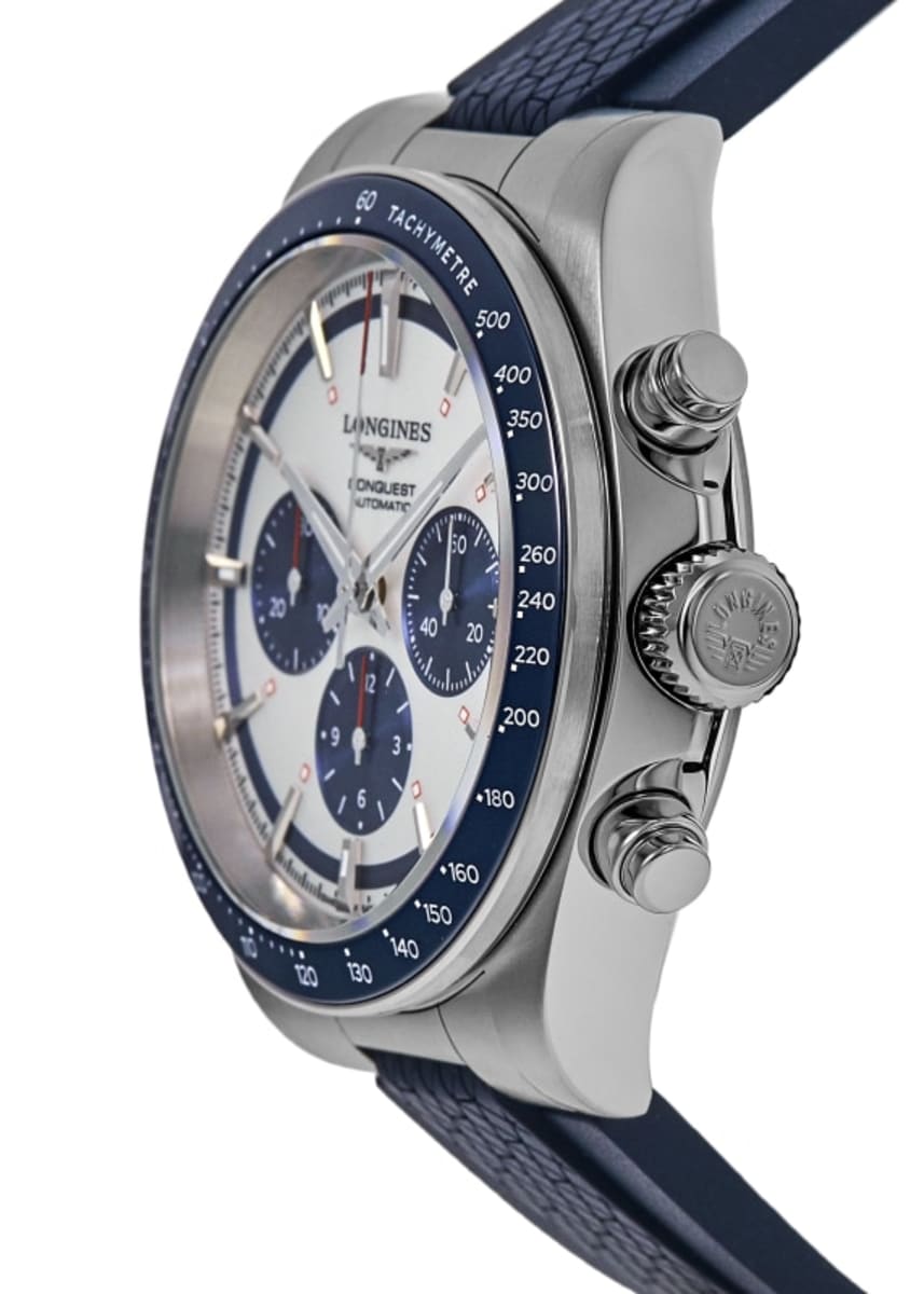 Longines Conquest Automatic Chronograph L3.835.4.98.9 Ceramic & Stainless Steel 3