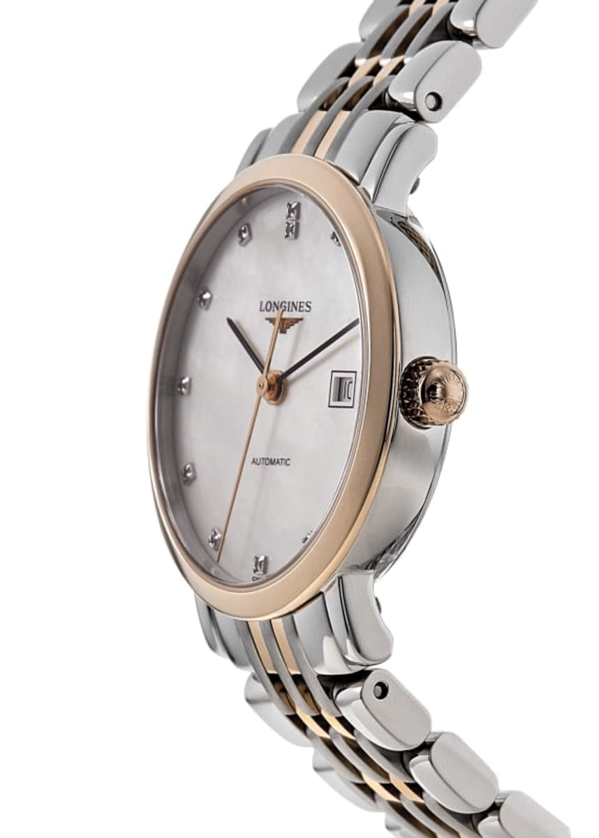 Longines Elegant Collection  L4.310.5.87.7 Rose Gold & Stainless Steel 3