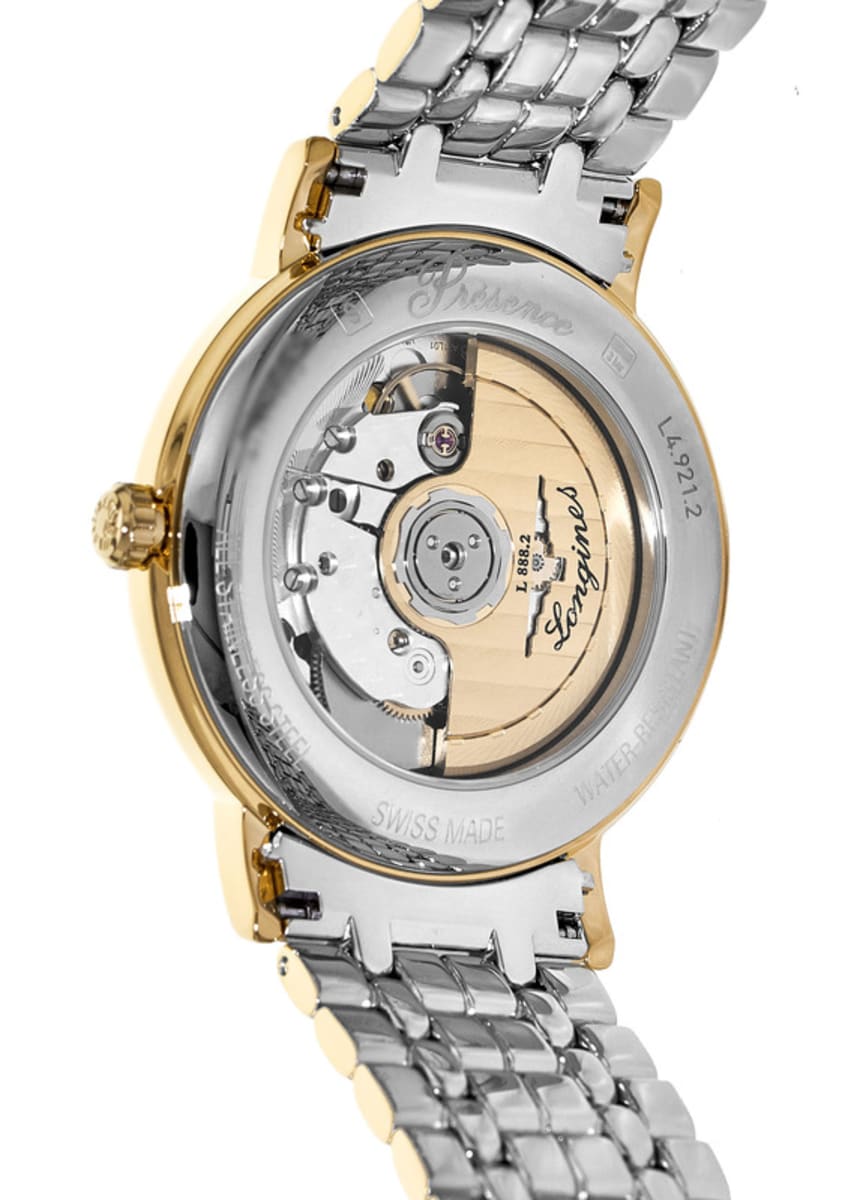 Longines Presence Automatic L4.921.2.11.7 Yellow Gold Plated 3