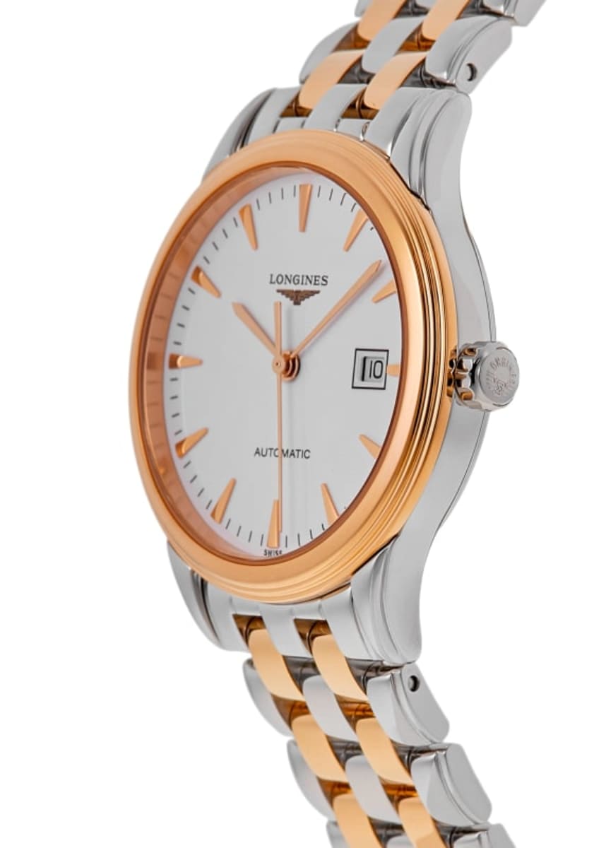 Longines Flagship Automatic L4.984.3.92.7 Rose Gold & Stainless Steel 3