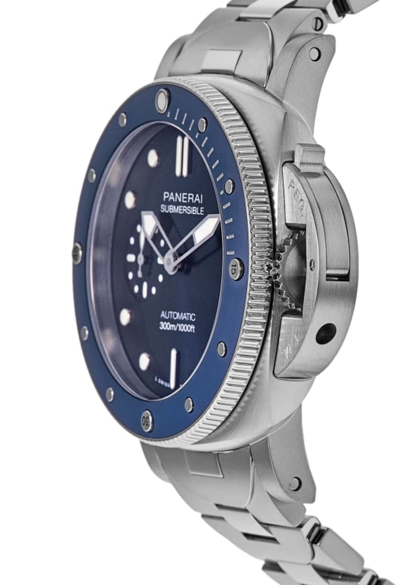 Panerai Submersible Blu Notte PAM02068 Stainless Steel 3