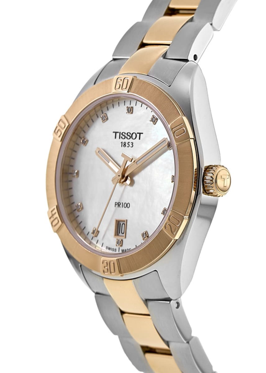 Tissot PR 100  T101.910.22.116.00 Rose Gold & Stainless Steel 3