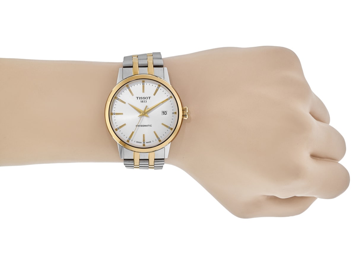 Tissot Classic Dream Swissmatic T129.407.22.031.01 Yellow Gold & Stainless Steel 3