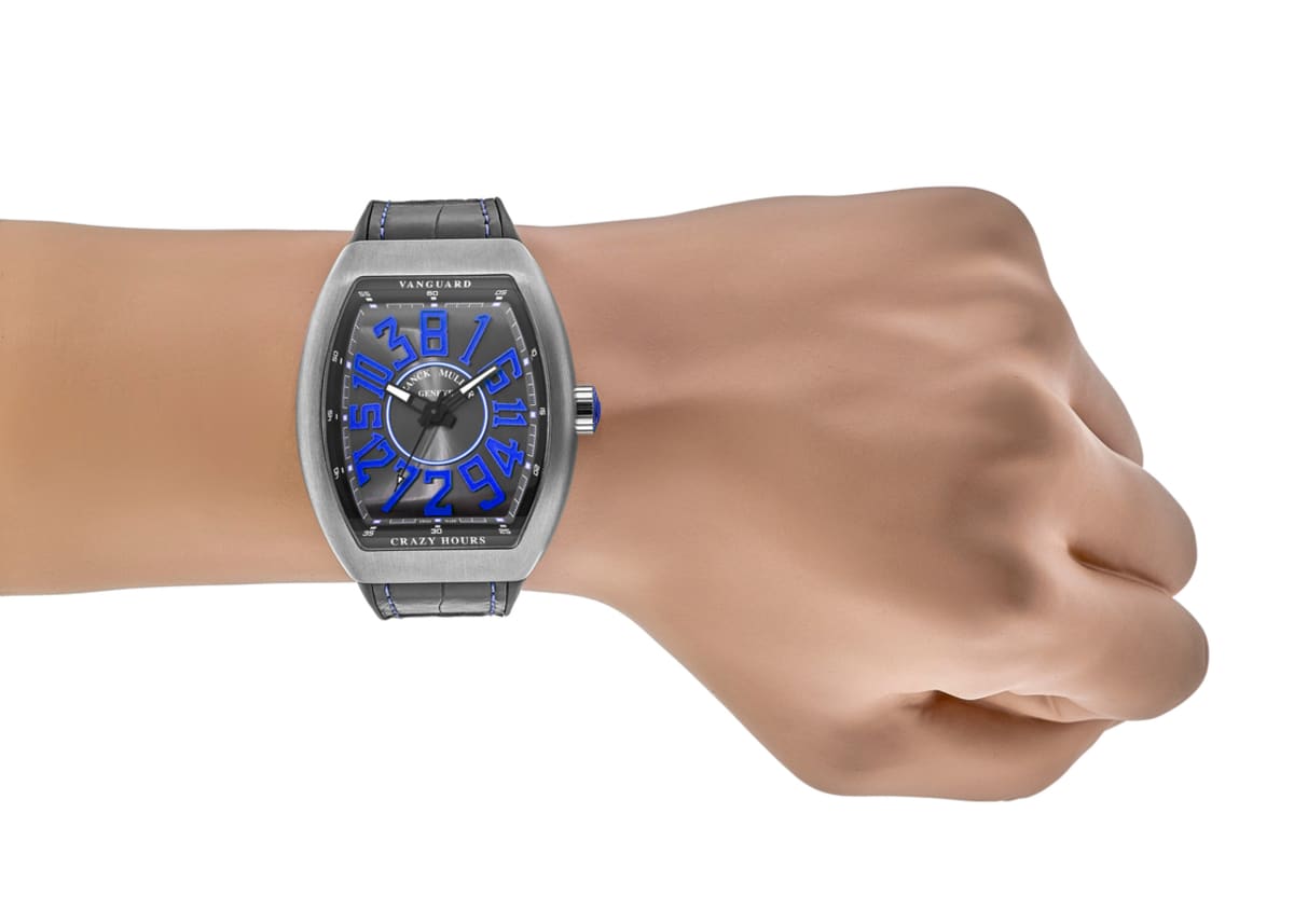 Franck Muller Vanguard Crazy Hours V 45 CH TT BR (BL) Titanium 3