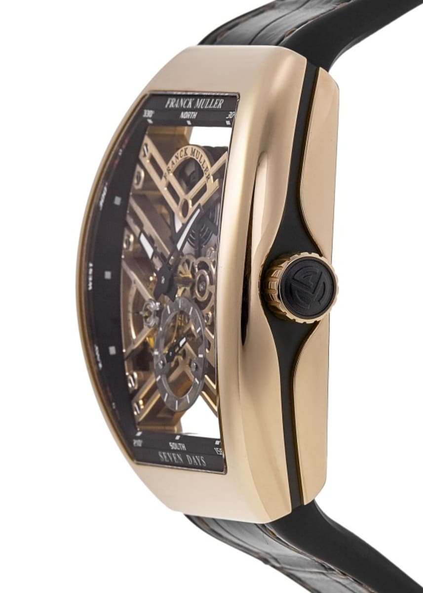 Franck Muller Vanguard 7 Day Power Reserve Skeleton V 45 S6 SQT (NR) 5N Rose Gold 3