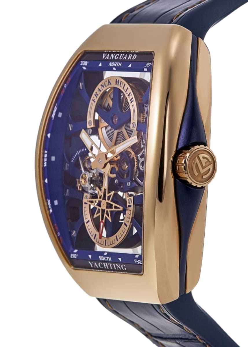 Franck Muller Vanguard Yachting V 45 S6 SQT YACTHING ANC 5N BL Rose Gold 3