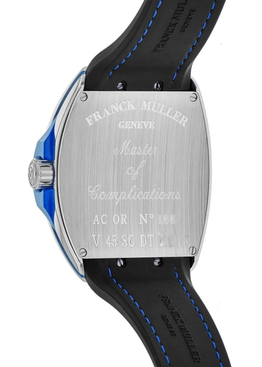 Franck Muller Vanguard Racing V 45 SC DT RCG AC BL Stainless Steel 3