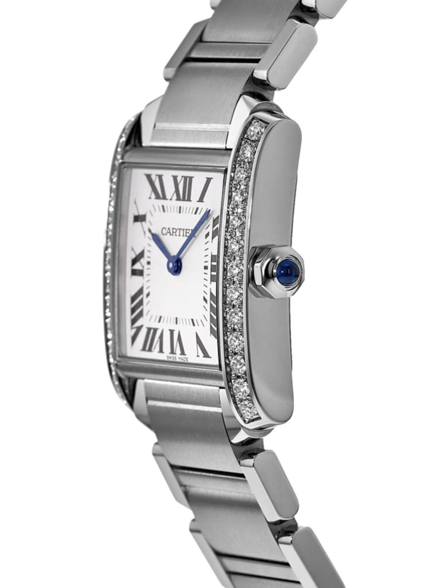 Cartier Tank Francaise W4TA0009 Stainless Steel 3