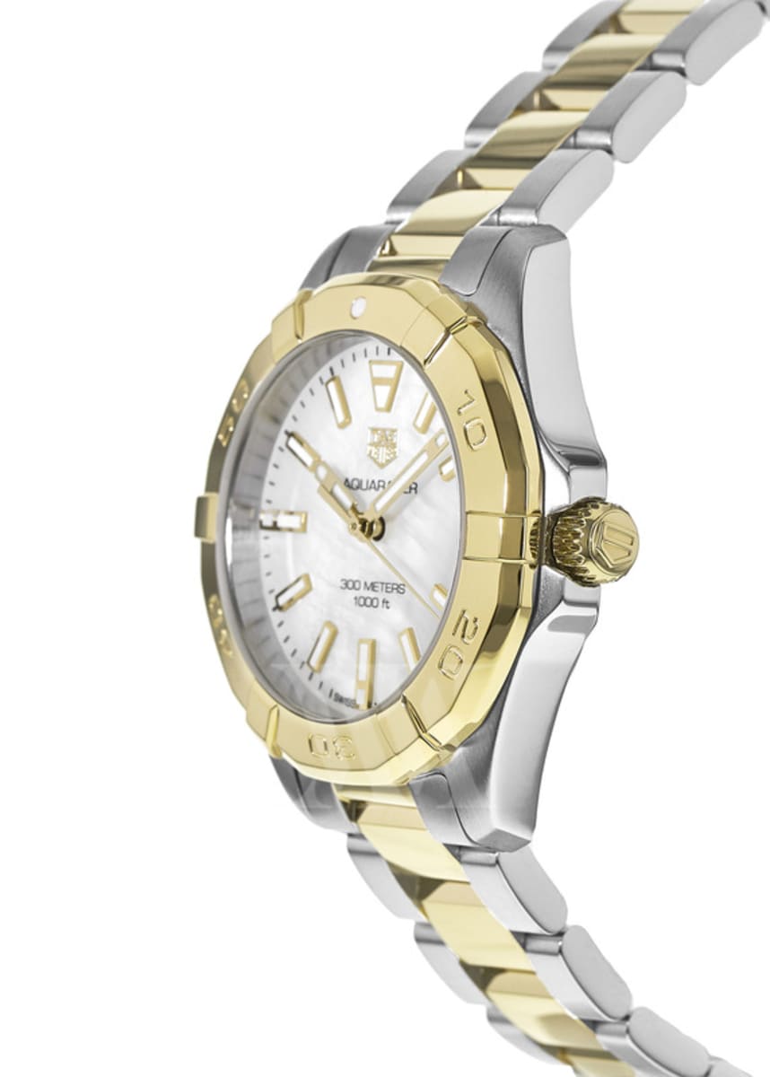 Tag Heuer Aquaracer Lady 300M 32MM WBD1320.BB0320 Yellow Gold Plated 3
