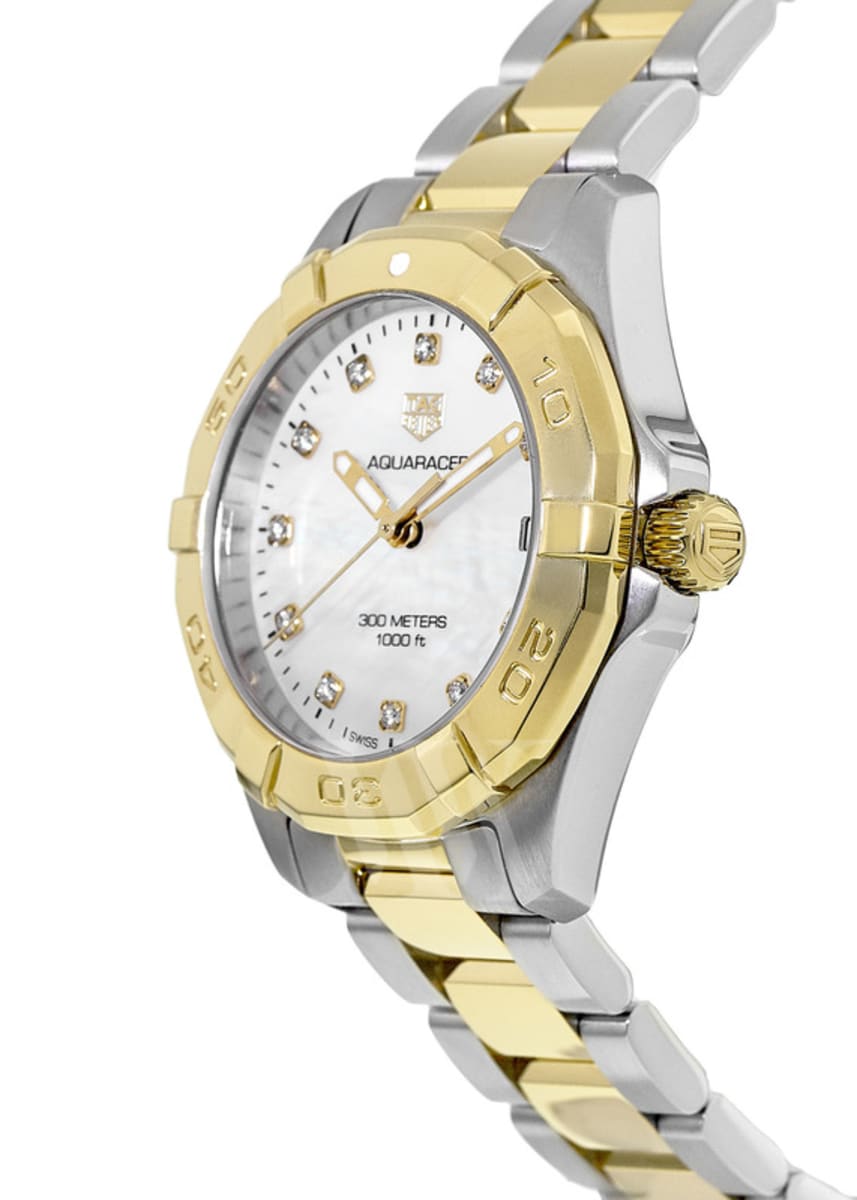 Tag Heuer Aquaracer Lady 300M 32MM WBD1322.BB0320 Yellow Gold Plated 3