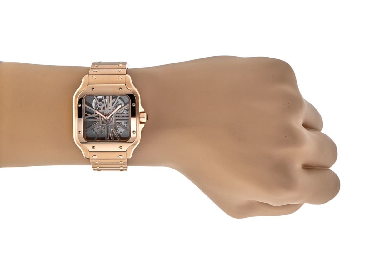 Cartier Santos  WHSA0016 Rose Gold 3
