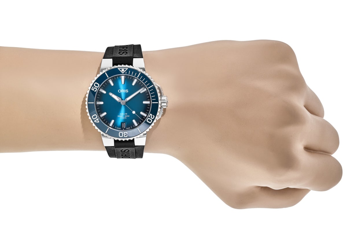 Oris Aquis Aquispro Date Calibre 400 01 400 7769 4135-07 4 22 74FC Stainless Steel 4