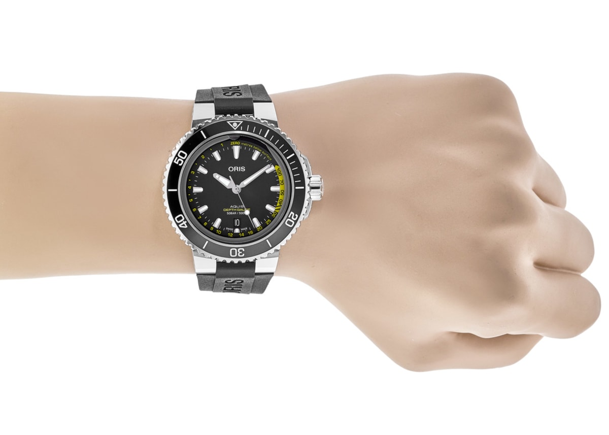 Oris Aquis Depth Gauge 01 733 7755 4154-Set RS Stainless Steel 4