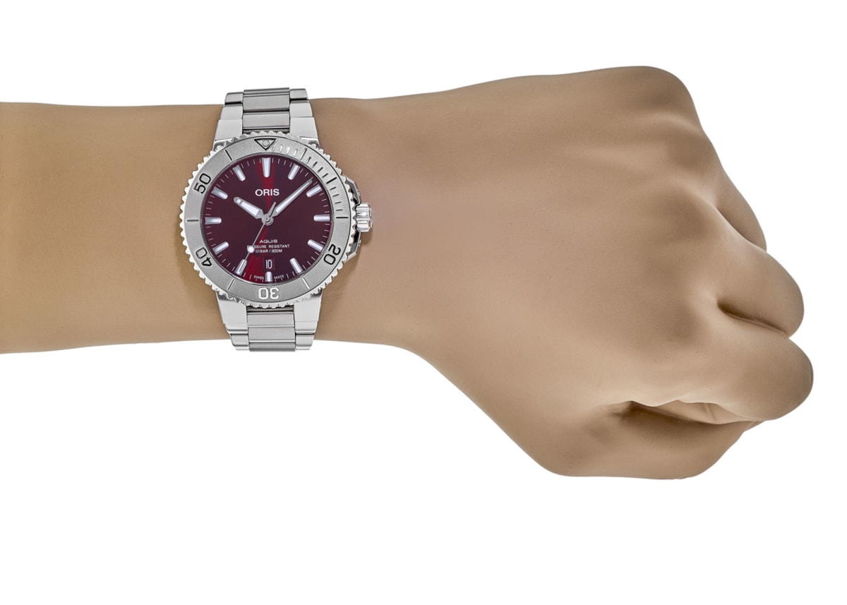 Oris Aquis Date 01 733 7766 4158-07 8 22 05PEB Stainless Steel 4