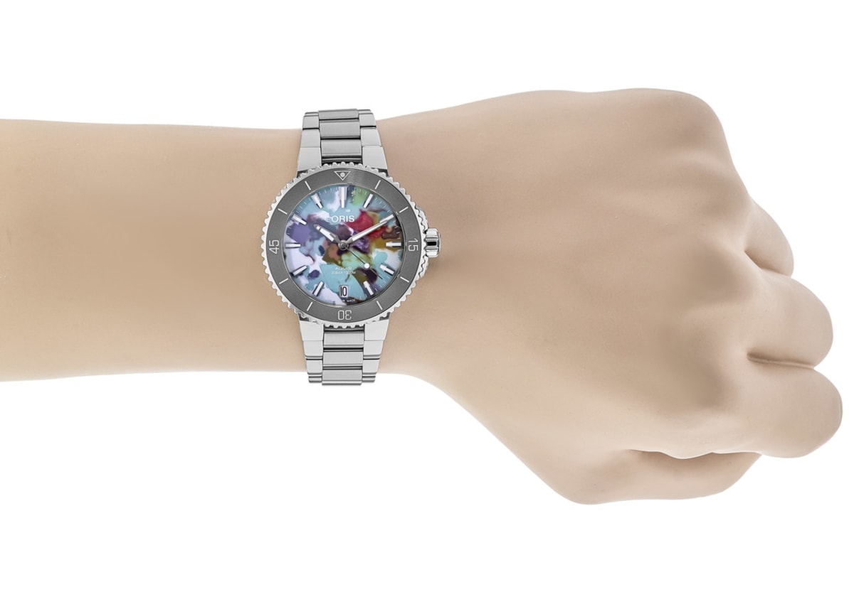 Oris Aquis Date 01 733 7770 4150-SET Stainless Steel 4