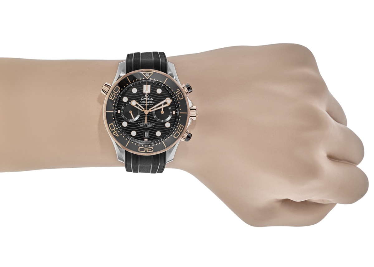 Omega Seamaster Diver 300M 210.22.44.51.01.001 Rose Gold & Stainless Steel 4