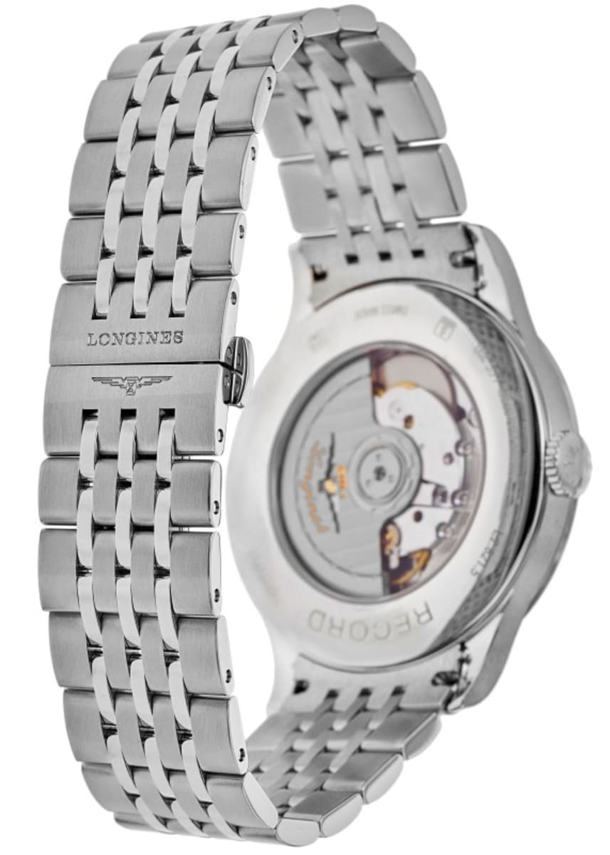 Longines Record L2.820.4.96.6 Stainless Steel 4