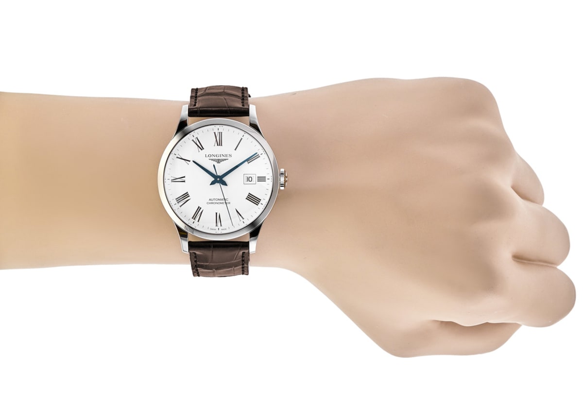 Longines Record  L2.821.4.11.2 Stainless Steel 4