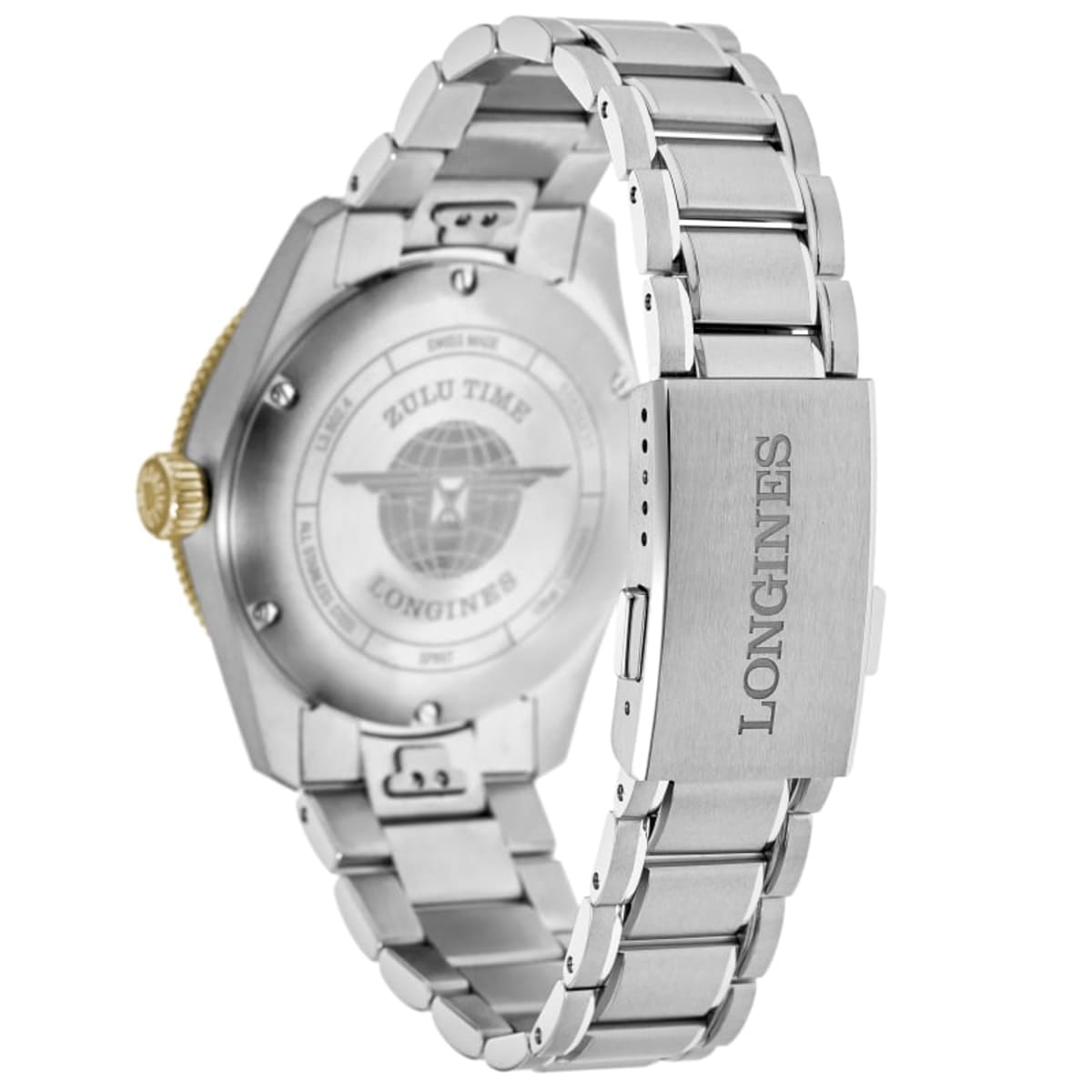 Longines Spirit Zulu Time L3.802.5.53.6 Yellow Gold & Stainless Steel 4