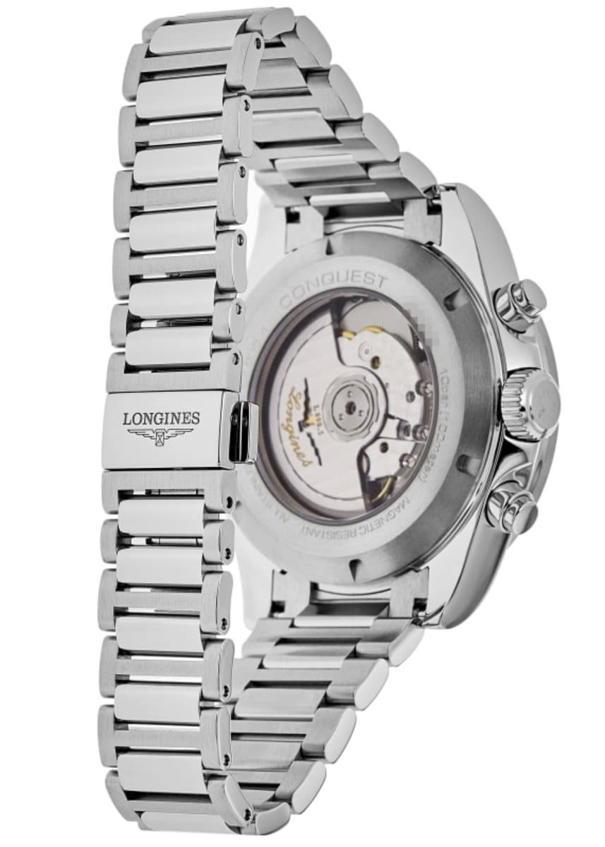 Longines Conquest Automatic Chronograph L3.835.4.02.6 Ceramic & Stainless Steel 4