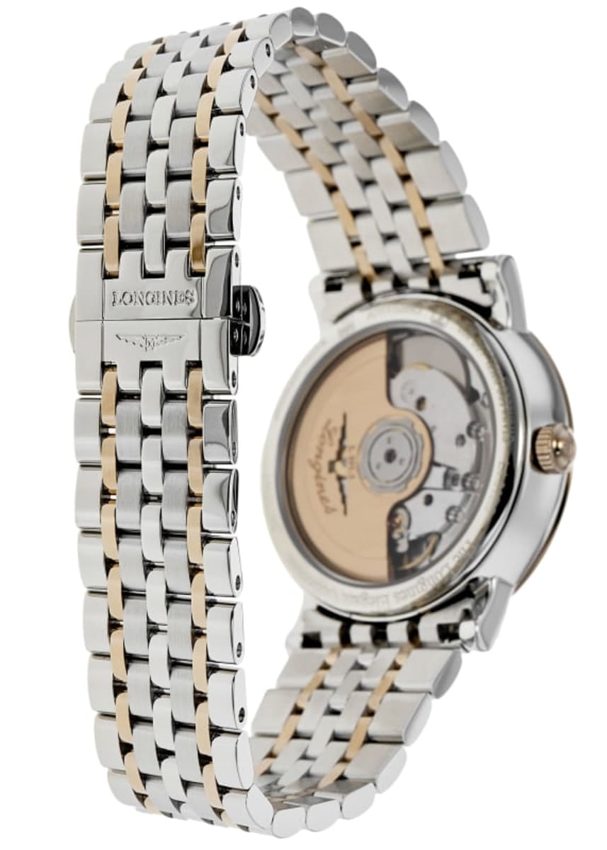 Longines Elegant Collection Automatic L4.312.5.11.7 Rose Gold & Stainless Steel 4