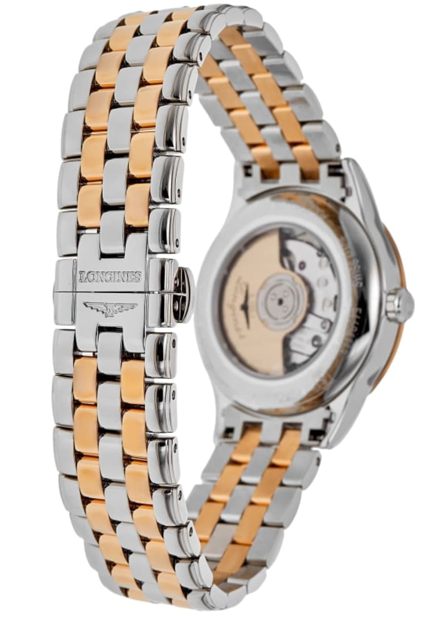 Longines Flagship Automatic L4.374.3.91.7 Rose Gold & Stainless Steel 4