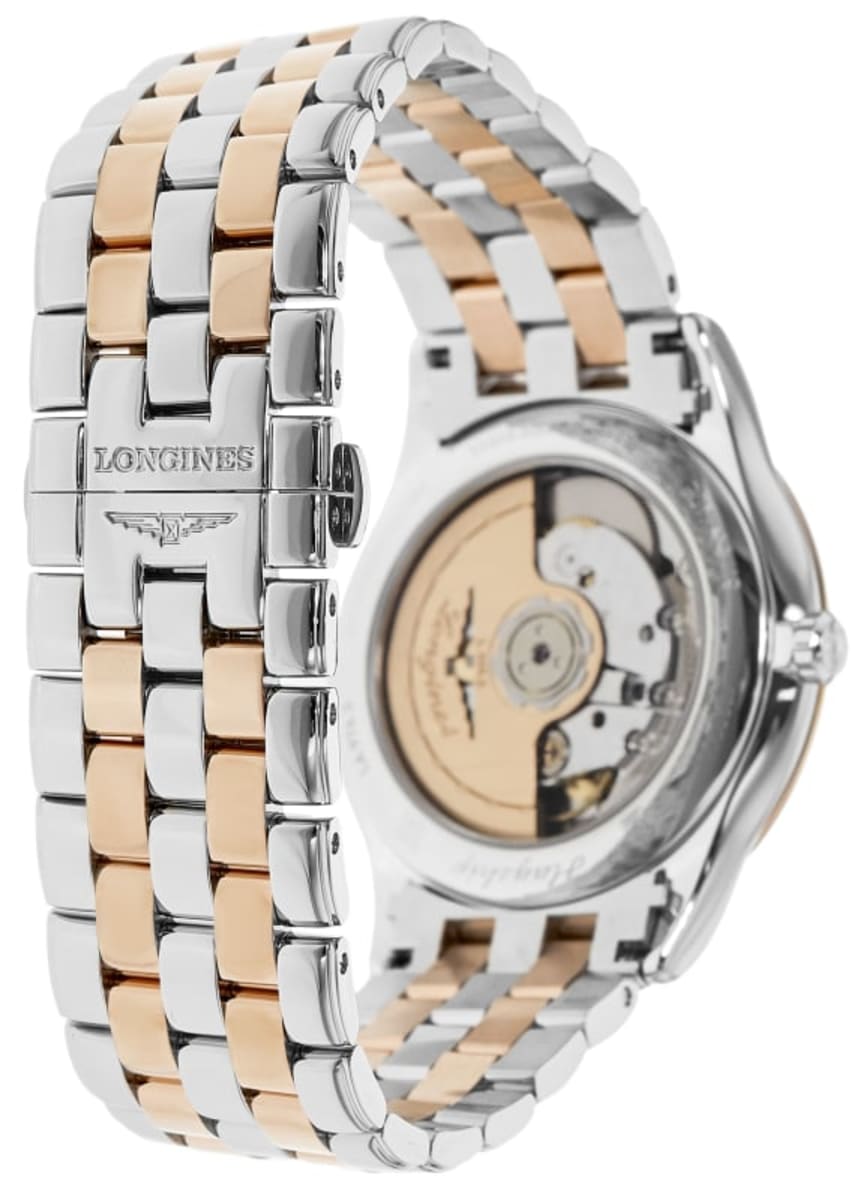 Longines Flagship Automatic L4.974.3.91.7 Rose Gold & Stainless Steel 4