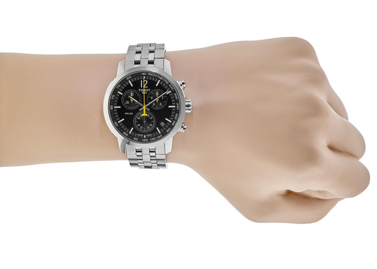 Tissot PRC 200 Quartz Chronograph T114.417.11.057.00 Stainless Steel 4
