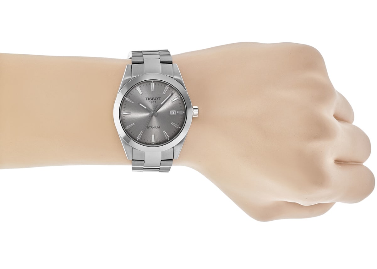 Tissot Gentleman Quartz T127.410.44.081.00 Titanium 4