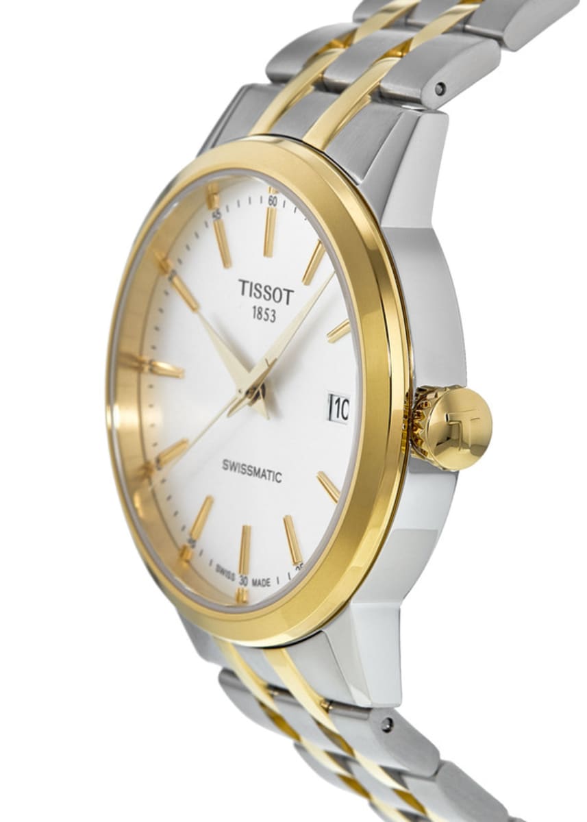 Tissot Classic Dream Swissmatic T129.407.22.031.01 Yellow Gold & Stainless Steel 4