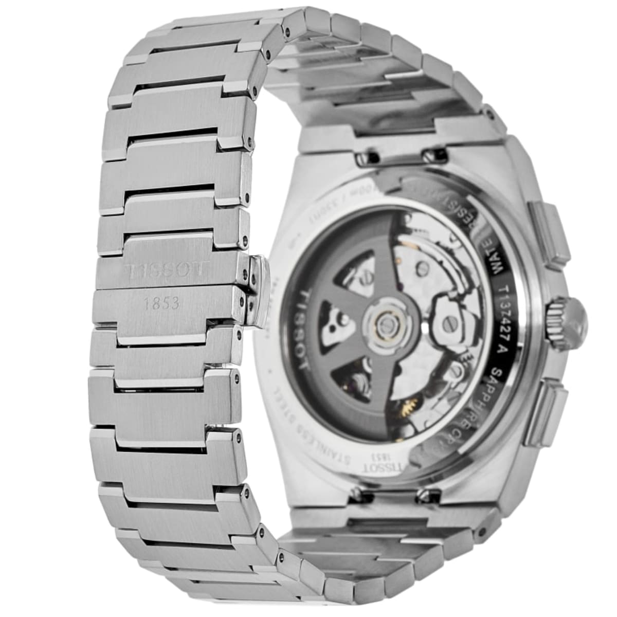 Tissot PRX Automatic Chronograph T137.427.11.011.00-SD Stainless Steel 4