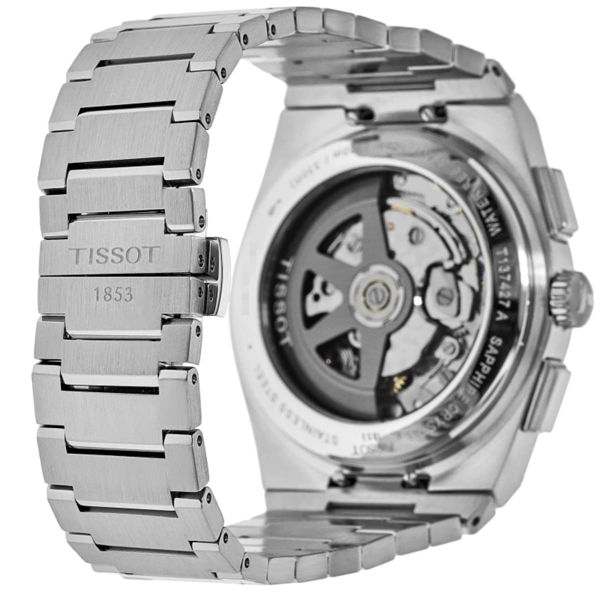 Tissot PRX Automatic Chronograph T137.427.11.011.01 Stainless Steel 4