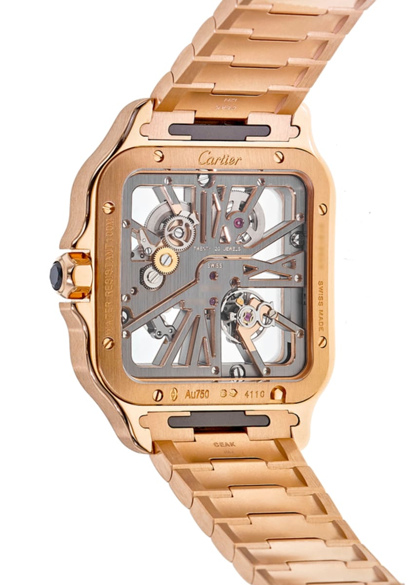 Cartier Santos  WHSA0016 Rose Gold 4