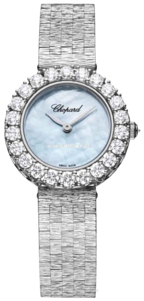 Chopard L'Heure Du Diamant Round Small 10A178-1314 White Gold Watch