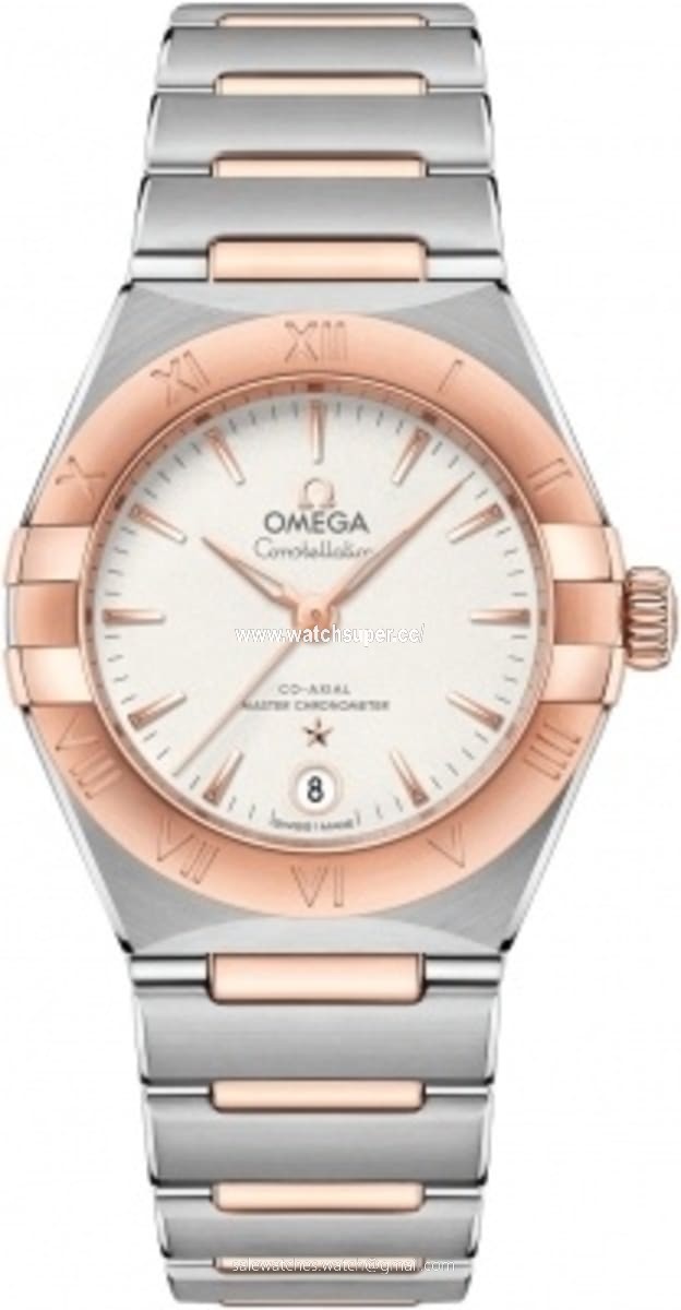 Omega Constellation Manhattan Chronometer 29mm 131.20.29.20.02.001 Rose Gold & Stainless Steel Watch