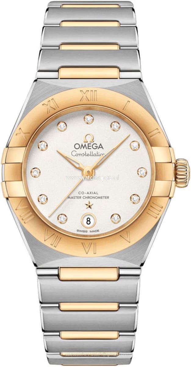Omega Constellation Manhattan Chronometer 29mm 131.20.29.20.52.002 Yellow Gold & Stainless Steel Watch