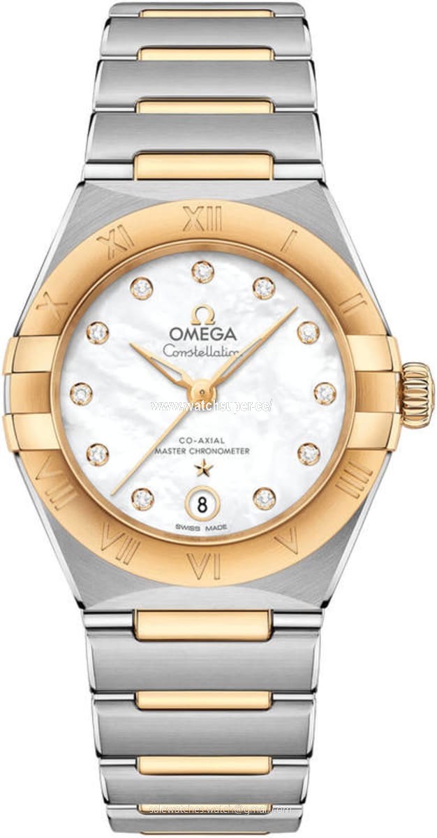 Omega Constellation Manhattan Chronometer 29mm 131.20.29.20.55.002 Yellow Gold & Stainless Steel Watch