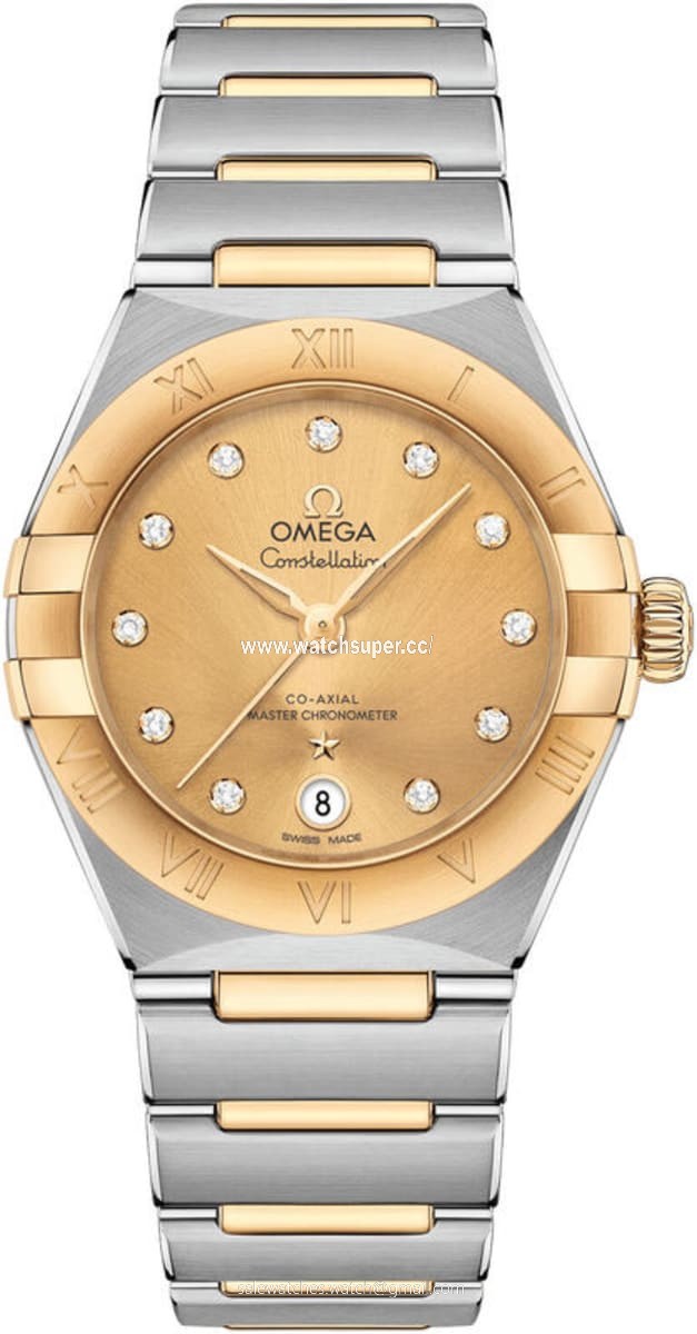 Omega Constellation Manhattan Chronometer 29mm 131.20.29.20.58.001 Yellow Gold & Stainless Steel Watch