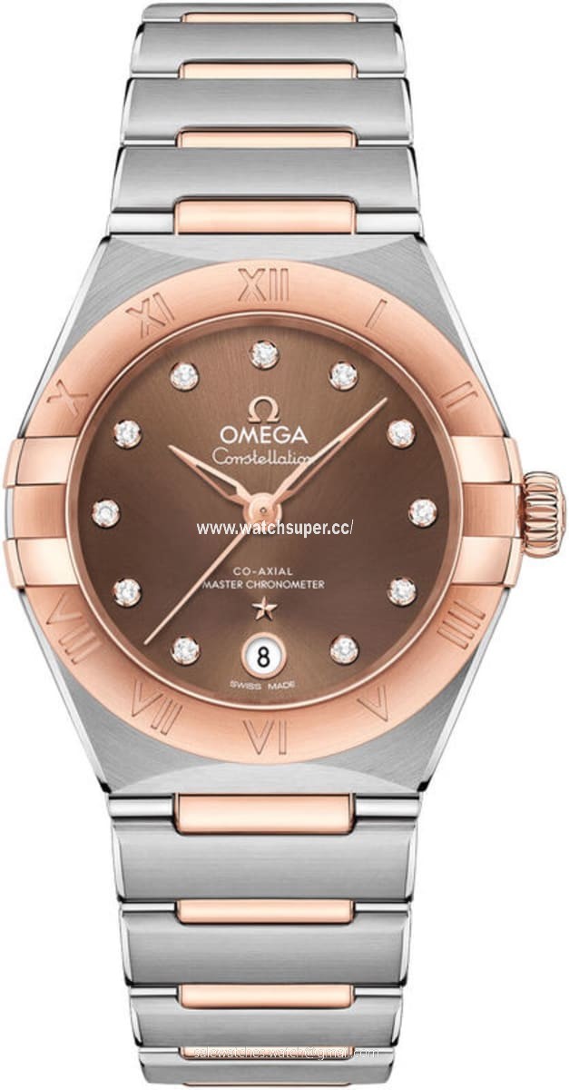 Omega Constellation Manhattan Chronometer 29mm 131.20.29.20.63.001 Rose Gold & Stainless Steel Watch