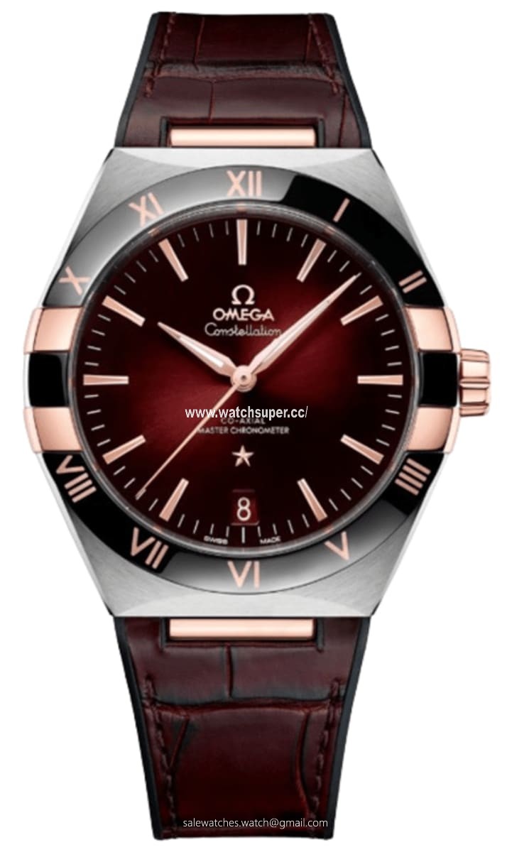 Omega Constellation  131.23.41.21.11.001 Rose Gold & Stainless Steel Watch