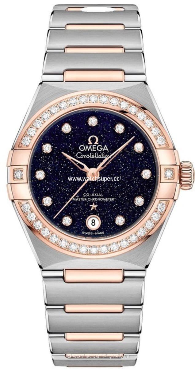 Omega Constellation Manhattan Chronometer 29mm 131.25.29.20.53.002 Rose Gold & Stainless Steel Watch