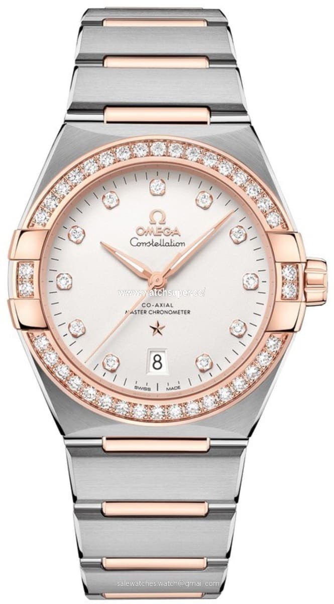 Omega Constellation Co-Axial Master Chronometer 131.25.39.20.52.001 Rose Gold & Stainless Steel