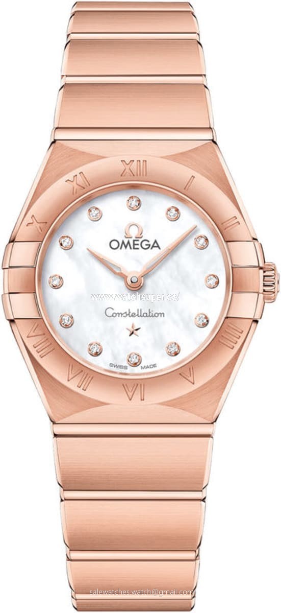 Omega Constellation Manhattan Quartz 25mm 131.50.25.60.55.001 Rose Gold Watch