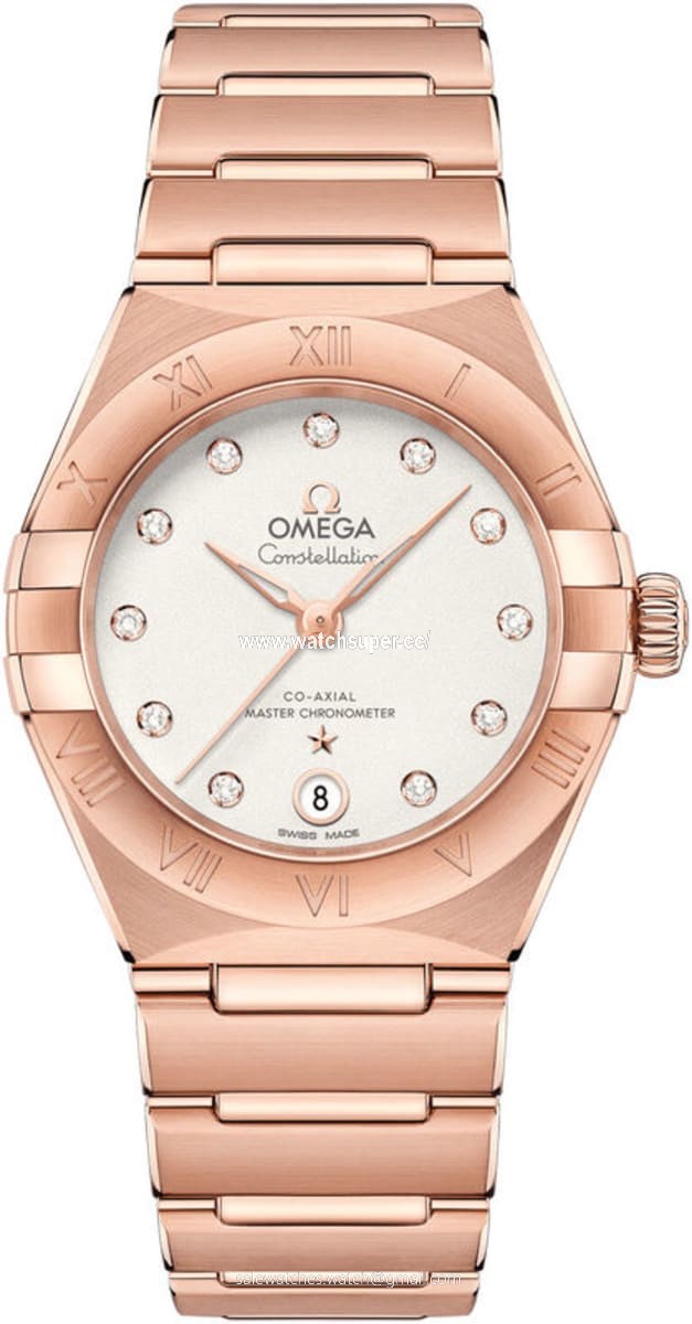Omega Constellation Manhattan Chronometer 29mm 131.50.29.20.52.001 Rose Gold Watch