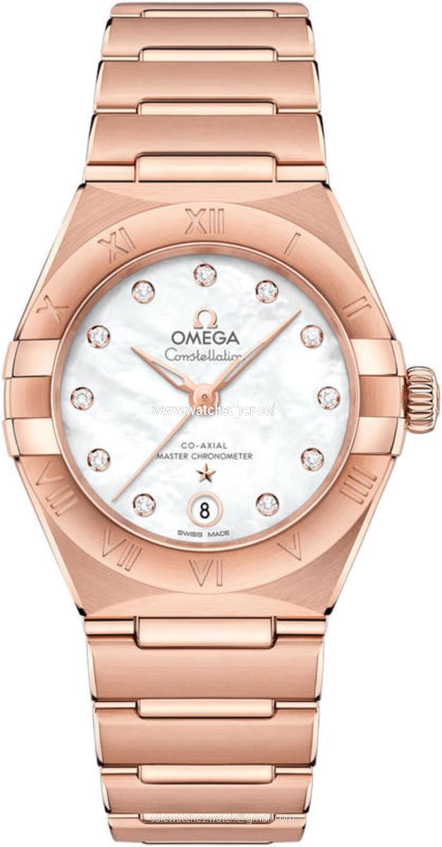 Omega Constellation Manhattan Chronometer 29mm 131.50.29.20.55.001 Rose Gold Watch