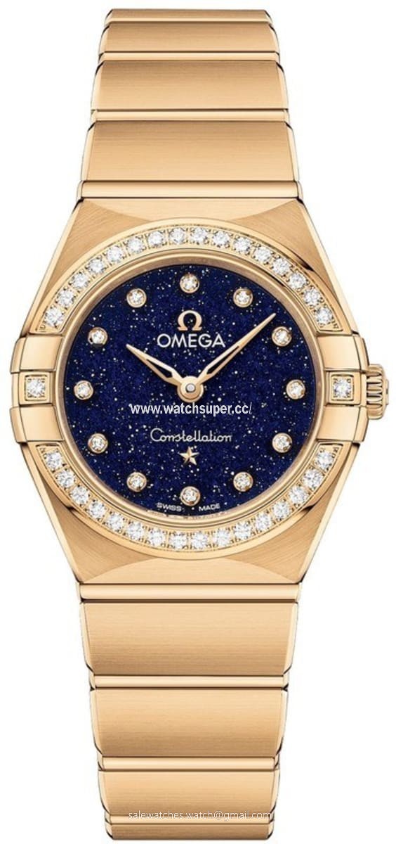 Omega Constellation Manhattan Quartz 25mm 131.55.25.60.53.001 Yellow Gold Watch