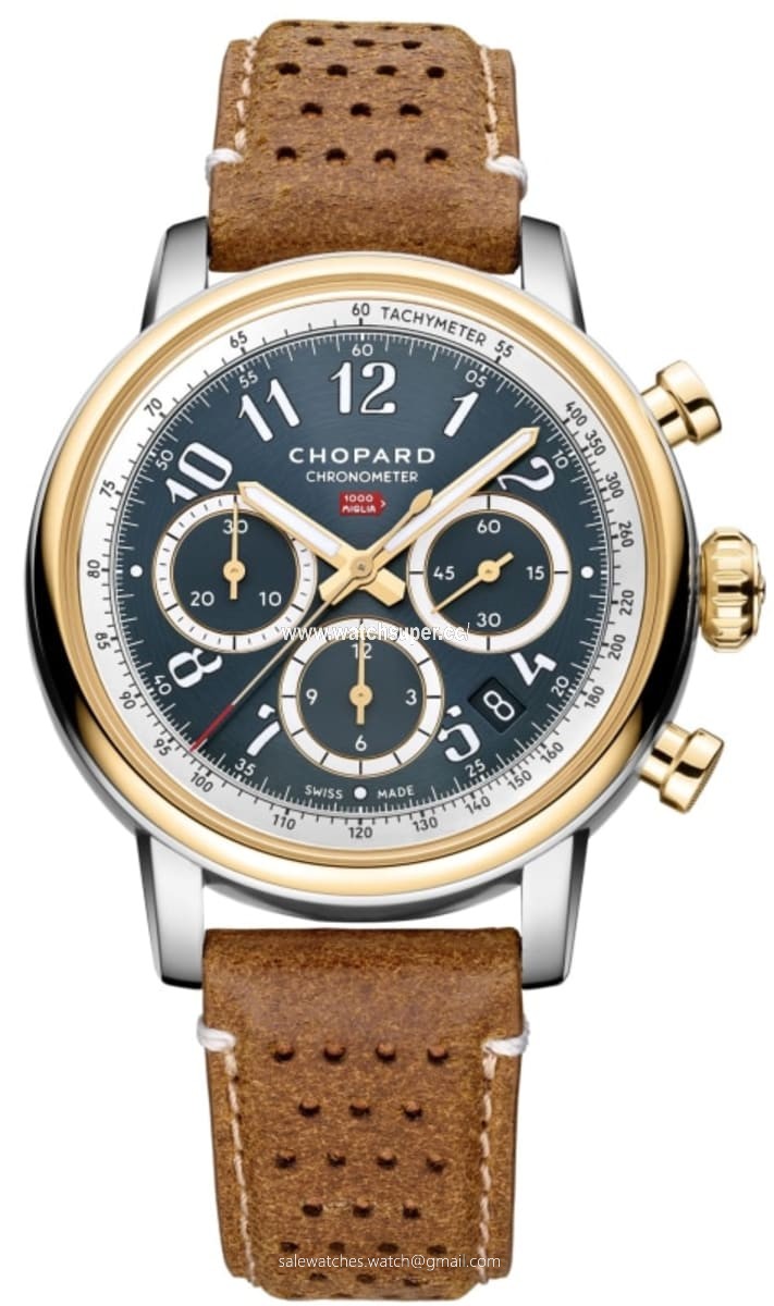 Chopard Mille Miglia Classic Chronograph 168619-4001 Yellow Gold & Stainless Steel Watch